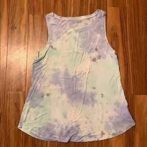 American eagle tie dye tank